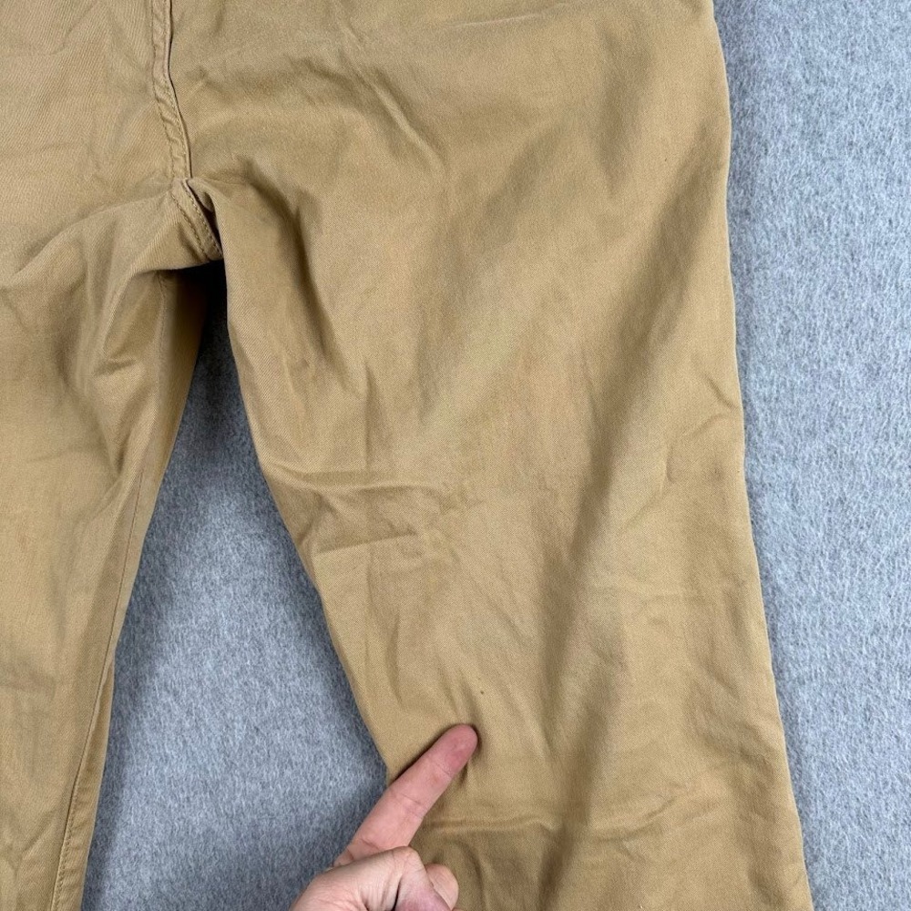 Rag & Bone Men's Chino Pants Flat Front Straight Leg Casual Size 34x27 Tan Khaki - Picture 7 of 10
